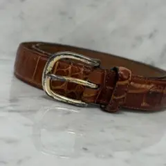 90s OLD TOMMY HILFIGER トミーヒルフィガー ベルト クロコ