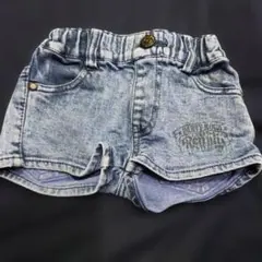 デニムブルー ハーフパンツ