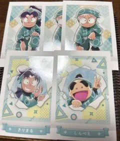 忍たま乱太郎 ぱしゃこれ　第4弾　乱太郎　きり丸　しんベヱ　4種　５枚セット