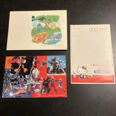 ポケモン・ハローキティ ・ウルトラマン絵入りはがきセット