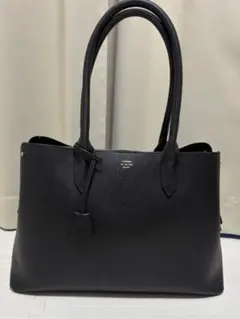 J.PRESS トートバッグ ブラック　革　自立のサムネイル