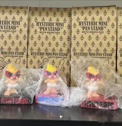 ３点　ヒスミニ　ノベルティ　ペンスタンド　ペン立て