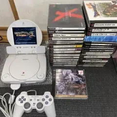 SONY PSone 本体 液晶モニター付き おまけソフト付き 悪魔城ドラキュラ 
