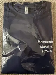 笛吹市桃の里マラソン　Tシャツ 2026年　ネイビーのサムネイル