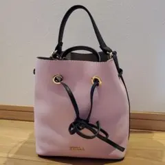 美品★FURLA コスタンザ　ピンク