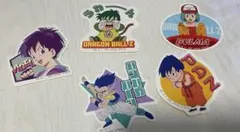 ドラゴンボール　一番くじ　ステッカーセット　パン　ブルマ　悟天　ゴテンクス