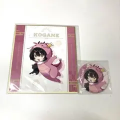 DFM こがね　フォートナイト　缶バッジ　色紙　セット