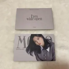 モモ　eyes wide open twice トレカ　メッセージカード