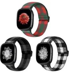 スマートウォッチ　交換バンド　3本セット　3色