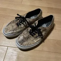 Vans オーセンティック パイソン ゴールド 27.5