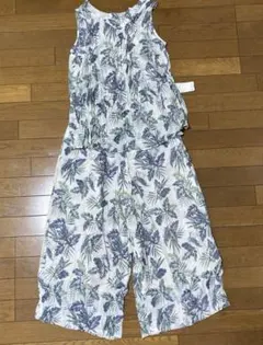 Samansa Mos2 Blue 新品タグ付き　ノースリーブ パンツセット