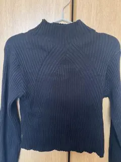 chico タートルネック　ニット　ブラック