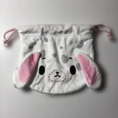 シュガーバニーズ ふわふわ巾着 2 ぶちうさ