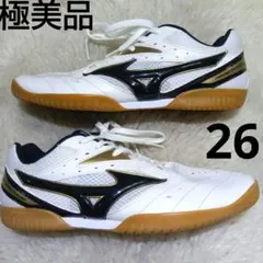 極美品　Mizuno 卓球シューズ クロスマッチプリオ RX4 26