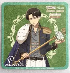 【非売品】進撃の巨人×エスクリ リヴァイ オリジナルコースター