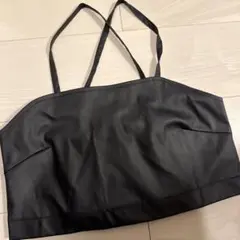 ビスチェ　GU レザー風