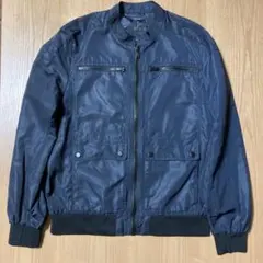 ブルゾン ザラ マン ZARA MAN ネイビー Ｌ 着丈69身幅58 トップス