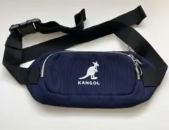 KANGOL カンゴール ボディバッグ ウエストポーチ ネイビー 未使用