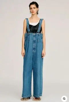 Loose Waist Two-way Salopette Pants