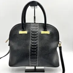 LANCEL ランセル シュリンクレザー 肩掛け ショルダーバッグ ハンドバッグ