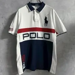 POLO RALPH LAUREN ビッグポニー ポロシャツ 星条旗 USA