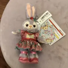 TDSダッフィー フレンズぬいぐるみバッジ2019イースター　ステラルー