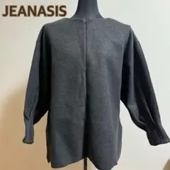 【送料無料】JEANASIS アッシュクウールバルーンスリーブプルオーバー