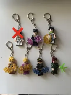 ジョジョ　ミニフィグ　キーホルダー　仗助　ウェザー　ディオ　3体セット