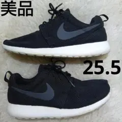 美品　Nike id 黒 スニーカー V02NI 25.5 ローシワン　ブラックのサムネイル