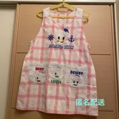 保育士　エプロン　ドナルドダック　ＭーＬ