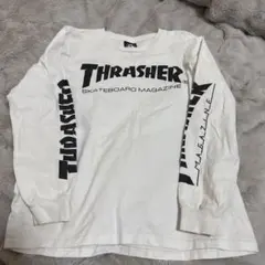 THRASHER ロングスリーブTシャツ Lサイズ ホワイト