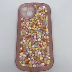 期間限定セール！くまとスイーツ ぷくぷくシール iPhoneケース 平成レトロ