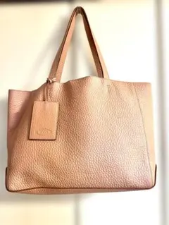 TOD’S トッズ　シボレザー トート（ショルダー）バッグ　ピンク