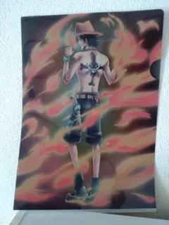 ワンピース　クリアファイル　ポートガス・D・エース