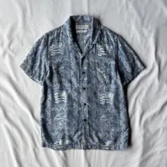 BEAMS PLUS別注 REMI RELIEF ジャガードアロハシャツ 開襟のサムネイル