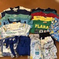 カラフルTシャツとショートパンツセット　新幹線　子供服　まとめ売り
