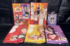 チェンソーマンカードケース、マフラータオル３種、特典クリアファイル2種セット