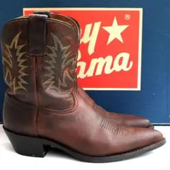 美品 26㎝◎Tony Lama ウエスタンブーツ メキシコ製 刺繍 カービング Tony Lama トニーラマ ウエスタンブーツ 幅広26.5cm カウボーイ