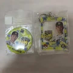 阪神タイガース 森下翔太 ポケモン コラボ 缶バッジ アクリルキーホルダー