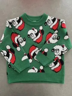 ミッキーマウス　ニット子供100cmクリスマス