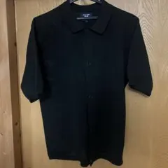 COMME CA COMMUNE ブラック 半袖シャツ L
