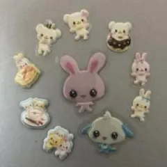 平成レトロ平成女児 りす うさぎ ねこ ハムスター パンダ くま