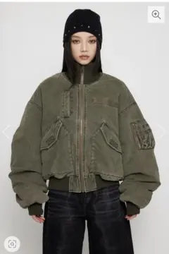 LAGUAGEM ラグアジェム MA-1 ファーフード ダウン 中町綾着用‼️ LAGUAGEM ラグアジェム MA-1 ファーフード ダウン 中町綾着用‼️