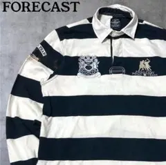 インポート古着　フォアキャスト 両面刺繍ラガーシャツ 　海外製実寸M～L