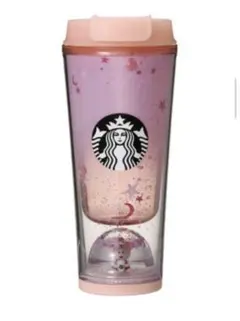 【美品・未使用】スターバックス 2019 スノードームタンブラー ピンク