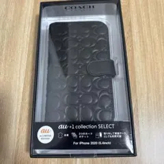 新品正規品COACH iPhone 12mini用手帳型ケース ブラック