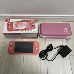 Nintendo Switch Lite コーラル色 ACアダプター付き
