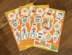 クレヨンしんちゃん 2025年映画ステッカー 3枚セット