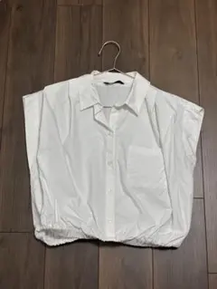 ZARA 半袖シャツ ホワイト M