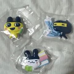 たまごっち はさむんです。クリップ　ガチャ まめっち ござるっち みみっち